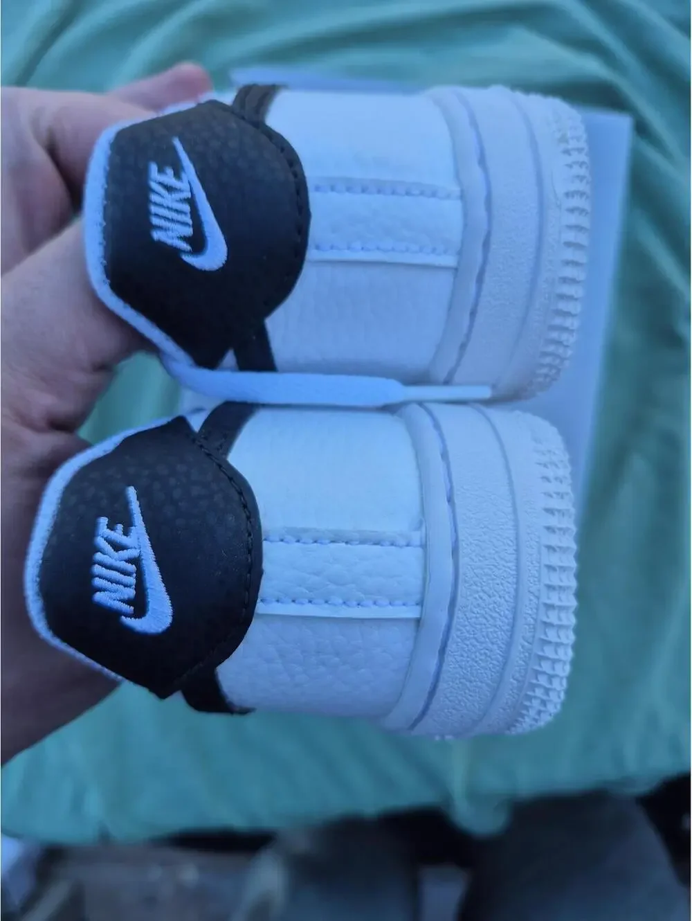 Nike Force 1 White/Black (CZ1685 100) 2.5Y New in Box